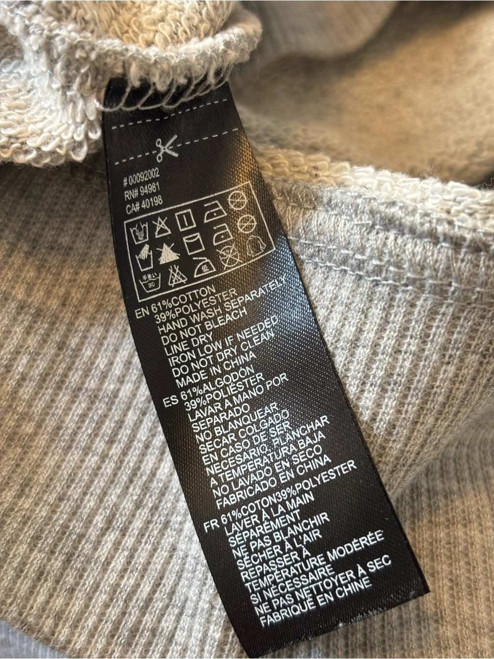Forever 21 Gray Sequin Mustache Crewneck Sweatshirt - Picture 4 of 4